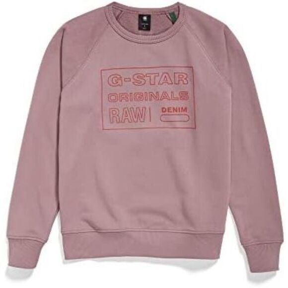 G-Star RAW Women's Raw. Logo Crew Neck Sweatshirt NEW NWT - Picture 2 of 7